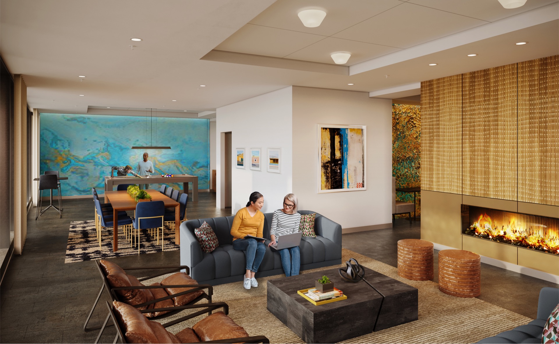 Prospect offers spaces to entertain and unwind.