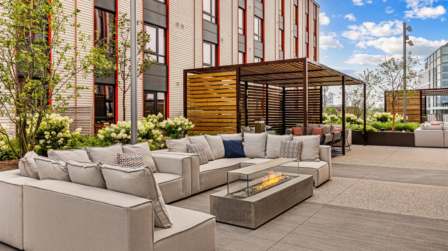 Fire pit seating